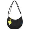 2022 Nova Moda Bolsa de Ombro Dumpling Feminina Estilo Coreano Mori Artística Bolsa Transversal Grande Capacidade Bolsa de Lona Atacado