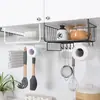 Cabide de Parede Personalizado para Fabricantes Cesta Suspensa para Armário Prateleira de Compartimento de Armário Gancho sob a Mesa Armazenamento Azul