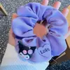 Diadema Romántica de Niña Kuromi Cuerda para el Cabello de Dibujos Animados Coreanos Linda Waffle Diadema Ancha Texturizada para Mujer