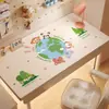 Tapete de mesa ecológico infantil com tema de desenho animado, tapete de proteção para os olhos, especialmente projetado para o estudo de alunos do ensino fundamental, tapete de proteção de escrita sem formaldeído