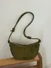 Bolsa transversal moderna e simples para o dia a dia de mulheres, nova bolsa de ombro casual e única estilo Ins 2026, bolsa de bolinho de alta estética e tendência