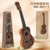 Ventas Directas de Fábrica de Guitarras Simuladas que se Pueden Tocar como Ukuleles, Instrumentos Musicales de Simulación Educativos para Niños, Juguetes Musicales