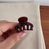 Mini Pinza Colorida Estilo Ins Japonés y Coreano, Dulce y Versátil, Artefacto Pinza Fija para Cola de Caballo Alta, Pinza Simple para Flequillo de Cabello Roto
