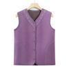 Chaleco grueso con forro polar para madre, chaqueta de otoño e invierno, chaleco cálido para abuela de mediana edad, chaleco de terciopelo para señora mayor