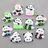 Caixa de Armazenamento DIY Grampo Animal de Desenho Animado Acessórios de Resina Geladeira Panda DIY Cola Cremosa Adesivo Materiais de Decoração