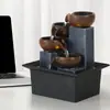 Fuente de Agua de Escritorio Más Vendida de Amazon Adorno Oficina Decoración Feng Shui Plástico Taza de Té Transfronteriza Fuente USB