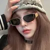 Novo Estilo Luxo Leve Europeu e Americano Moda Retrô Proteção Solar Óculos de Sol de Metal de Alta Qualidade Estilo Old Money Óculos de Sol Quadrados Personalizados