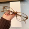 Óculos Retrô Olho de Gato Armação Grande Armação Preta Lentes Lisas Estilo Europeu Para Rosto Quadrado/Redondo Emagrecimento Pode Ser Colocado com Grau Miopia Lente Plano Mulheres