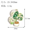 Série de Plantas de Desenho Animado Vegetação Suculenta Chaveiro DIY Acessórios de Liga Esmaltada Joias Acessórios de Pingente para Chaveiro