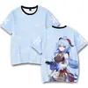 2024 novos fabricantes transfronteiriços camiseta 3DT casual masculina camiseta de manga curta camiseta estampada em 3D
