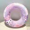 Flotador de Natación de Dibujos Animados con Lentejuelas Transfronterizo, Anillo Flotador Inflable de PVC Engrosado para Axilas de Adultos y Niños