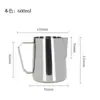 Jarra de aço inoxidável personalizada para espumar leite para latte art, bico estilo italiano, xícara de café especializada para latte art