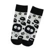 Calcetines sin costuras de primavera y otoño para mujer, calcetines de media caña de dibujos animados, calcetines largos rectos lindos estilo japonés para damas, calcetines de algodón peinado, absorción del sudor y resistentes al olor