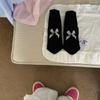 Calcetines Estilo Coreano Ins IOULOR con Lazo de Algodón Nuevos Dulces de Nicho Calcetines Sin Costuras para Niñas Calcetines de Media Caña Apilables