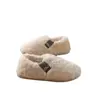 Pantuflas de algodón para el hogar con suela gruesa para mujer 2026 Otoño/Invierno Nuevo Estilo Interior Antideslizantes Con Felpa Adicional Sensación Cálida Como Nube Zapatos de Algodón que Cubren el Talón para Hombre