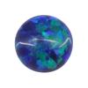 Anillo de gema Huagang redondo piedra OPALO superficie piedra desnuda OPALO artificial base plana liso combado color OPALO piedra principal