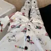 Pijama de Invierno de Franela con Dibujos Animados Lindos de Niña Shin-Chan, Talla Grande para Mujer, Conjunto Grueso de Forro Polar para Casa