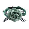 Nuevo Collar para Gato Ajustable Transfronterizo Día de San Valentín Flor de Rosa Gato Collar de Moño para Gato Fábrica