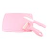 Conjunto de tábua de corte e faca de frutas de cerâmica Yangjiang para cozinha doméstica, faca de frutas criativa, descascador, conjunto de três peças com conjunto