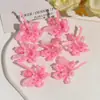 Brincos DIY Flor de Borla Doce Inspirados na Atmosfera de Verão, Acessórios de Cabelo, Acessórios de Flor para Sapatos