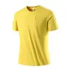 Venta Directa de Fábrica Camiseta de Manga Corta Secado Rápido de Seda de Hielo para Hombre Verano Delgada Elástica Deportiva Casual Cuello Redondo Camiseta para Hombre T2603