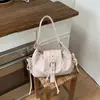 Nova Bolsa de Ombro Casual Grande Capacidade Estilo Coreano para Mulheres, Bolsa Tote Simples para o Dia a Dia, Bolsa Transversal de Ombro Único - Primavera 2026