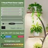 Luz LED para Crecimiento de Plantas, Luz Suplementaria, Temporizador USB, Atenuación Inteligente, Lámpara de Luz Solar, Luz de Planta de Espectro Completo, Fábrica