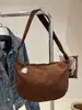 Tela de pana al por mayor Simple Literario de un hombro Cruzado Estudiante Casual Estilo Coreano Bolso de Mujer Simple de Axila de Gran Capacidad