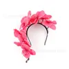 Amazon Supply tocado de hilo de cáñamo para novia diadema de malla accesorios para el cabello diadema de dama europea y americana diadema de Halloween
