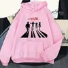 Sudadera con capucha Rogue Estampado de banda de música Sudadera con capucha casual para mujer Sudadera con capucha Hip-Hop Jersey Harajuku