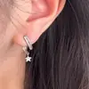 2026 Novos Brincos Geométricos de Estrela de Cinco Pontas para Mulheres Design Único de Nicho Temperamento Exquisito Sensação de Alto Padrão Brincos de Tarraxa