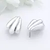 Pendientes de Temperamento de Moda Retro Ins Simples Transfronterizos Europeos y Americanos Personalidad Nicho Diseño Único Forma Irregular Pendientes para Mujer