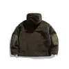 Northern Limit Marca de Moda Americana para Hombre Invierno 2025 Nuevo Abrigo de Algodón con Capucha de Lana de Cordero Espesado Ropa de Trabajo