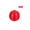 Amazon Brinquedo para Animais Bola Brinquedo para Cães Borracha Resistente a Mordidas Limpeza de Dentes Molares Bola com Vazamento Brinquedo para Cães Bola Atacado