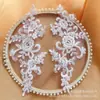 Parches Florales Bordados con Puntadas Intrincadas, Gruesos Apliques Bordados por Computadora para Vestidos de Boda, Qipao y Decoración de Ropa Tradicional China para Mujer