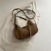 Nuevo bolso de hombro de color liso para moda de otoño e invierno, simple y elegante, con una textura refinada, perfecto como bolso de axila, un bolso de mano pequeño chic, o un bolso cruzado