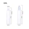 Frasco tipo caneta com ponta de agulha 5 10 20ml Tampa de Cristal Frasco Recarregável Maquiagem Líquida Pigmentada Frasco de Plástico Frasco Dosador de Óleo Essencial