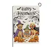 Banderas de Decoración para Jardín de Halloween Estampado Personalizado Calabaza Gato Negro Fantasma Amazon Banderas de Decoración para Patio Exterior