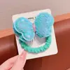 Novedad Infantil Pinza para el Cabello con Lazo de Lentejuelas Pinza de Pato de Tela para Flequillo Roto de Niña Pinza Superior para el Cabello Accesorios para el Cabello de Bola