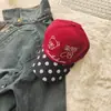 Boné de Baseball Bordado com Bolinhas Tendência Coreana de Nicho Primavera 2026 para Mulheres, Boné Casual da Moda para Circunferência Craniana Grande com Aba Curva