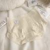Roupa Íntima Antibacteriana 7A para Meninas de Algodão Mulheres Algodão Puro Sem Costura Cintura Média Cuecas Femininas Roupa Íntima de Cabeça