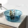 Tazón Transparente Engrosado Tamaños Grande y Pequeño Lavabo para Bebé Lavabo para Lavandería de Residencia Estudiantil Lavar Verduras Lavar Pies Tazón de Plástico Doméstico