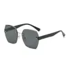 Nuevas Gafas de Sol Sin Montura, Gafas Poligonales de Moda, Visores Solares de Moda al por Mayor Transfronterizos, Gafas para Conducir y Viajar