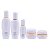 Set de Frascos de Vidrio para Cosméticos de Gama Alta Botella de Vidrio Productos para el Cuidado de la Piel Botella de Vidrio Botella de Esencia de Agua Botella de Crema Sub-Paquete