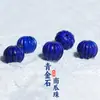Accesorios de Cuentas de Calabaza de Lapislázuli Natural, Cuentas de Melón, Cuentas de Manzana, Cuentas de Tambor, Cuentas Espaciadoras para DIY, Accesorios de Estrella y Luna, Accesorios de Bodhi