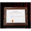 Marco de Certificado de Acrílico de Alta Gama Cuidadosamente Seleccionado para Certificados de Honor, Documentos de Autorización y Premios, Disponible en Tamaños A4 y A3, Marco de Fotos Transparente de Cristal para Exhibición de Mesa