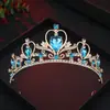 Coroa de Noiva Europeia e Americana Amazon Acessórios de Cabelo Coroa Barroca Coroa de Aniversário Infantil Peça de Cabeça com Cristal Faixa de Cabelo