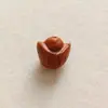 Cuna para Tallar Huesos de Durazno Pulsera de Hilo Rojo Accesorios Joyería de Perlas para Bebé Hueso de Durazno Silvestre Cesta de Durazno Hecha a Mano Cesta de Durazno