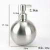 Botella dispensadora de gel antibacterial de acero inoxidable 304 Dispensador de jabón Encimera de baño Botella de presión Botella para líquido de limpieza Contenedor tipo exprimidor