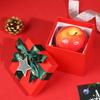 Caja de regalo de Navidad roja grande con cubierta de cielo y tierra, caja de embalaje, caja de regalo de Navidad de manzana de Nochebuena